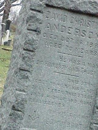 David Christian Anderson on Sysoon
