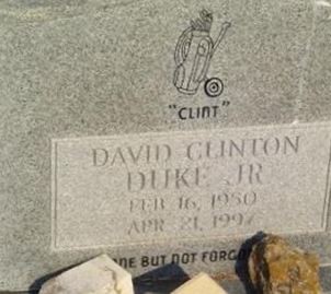 David Clinton "Clint" Duke, Jr on Sysoon
