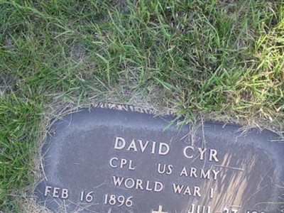 Corp David Cyr on Sysoon