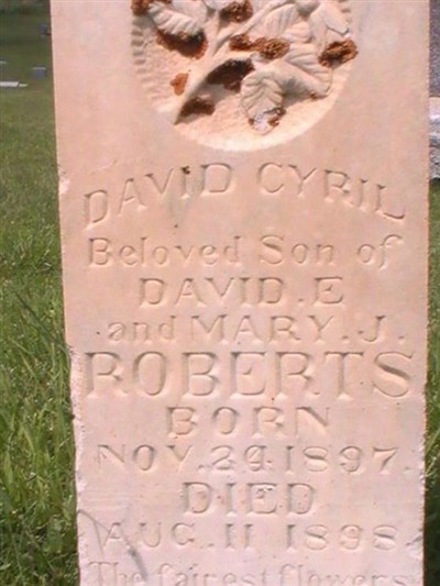 David Cyril Roberts on Sysoon