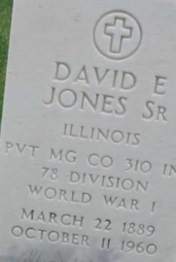 David E Jones, Sr on Sysoon