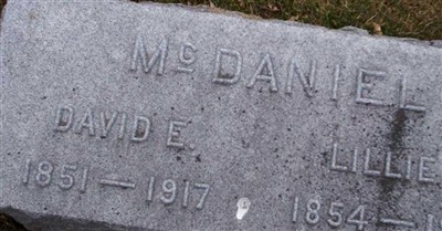 David E. McDaniel on Sysoon
