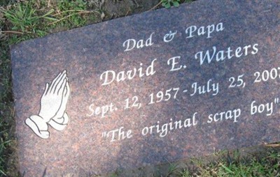 David E. Waters on Sysoon
