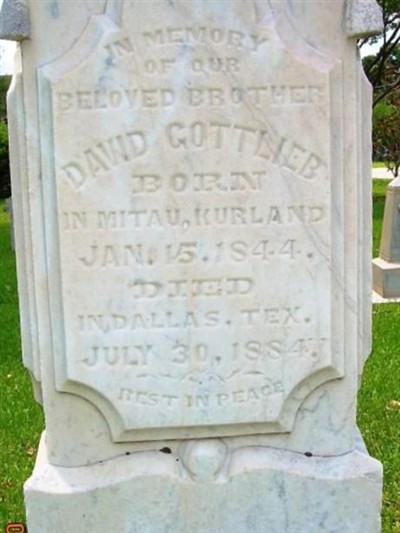 David Gottlieb, Find a grave on Sysoon David Gottlieb on Sysoon