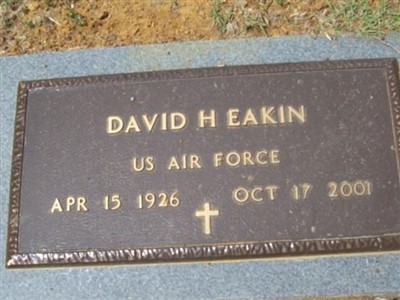 David H "Bud" Eakin on Sysoon