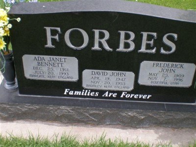 David John Forbes on Sysoon