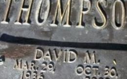 David M. Thompson on Sysoon