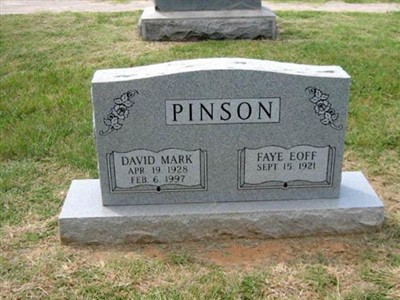David Mark Pinson on Sysoon