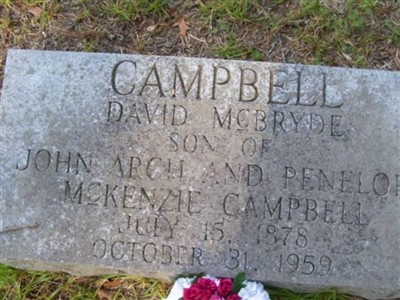David McBryde Campbell on Sysoon