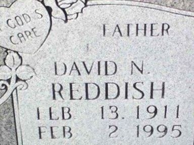 David Newt Reddish on Sysoon