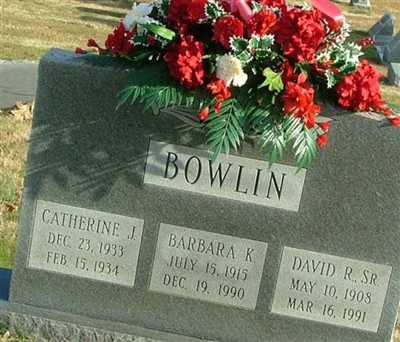 David R. Bowlin, Sr on Sysoon