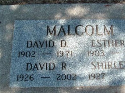 David R. Malcom on Sysoon