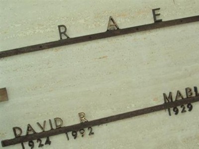 David R Rae on Sysoon