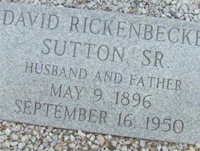 David Rickenbecker Sutton, Sr on Sysoon