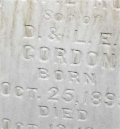 David Roy Gordon on Sysoon