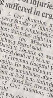 David Scott Loomis on Sysoon