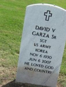 David V. Garza, Sr on Sysoon