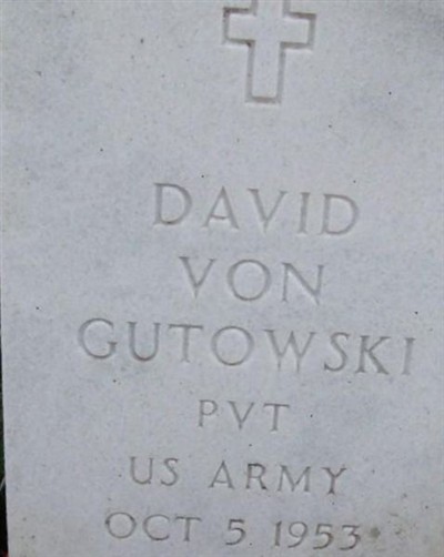 David Von Gutowski on Sysoon