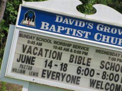 Davids Grove Baptist Church Cemetery on Sysoon