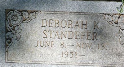 Deborah K. Standefer on Sysoon