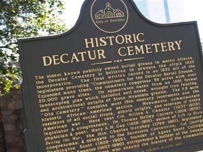 Decatur Cemetery on Sysoon