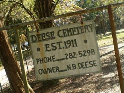 Deese Cemetery on Sysoon