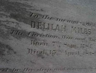Delilah Graves Miles on Sysoon