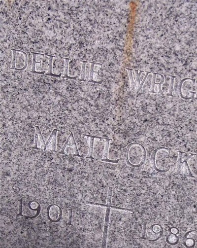 Dellie Wright Matlock on Sysoon