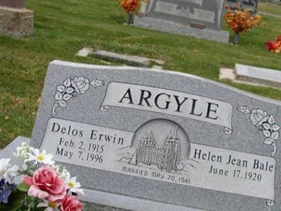 Delos Erwin Argyle on Sysoon
