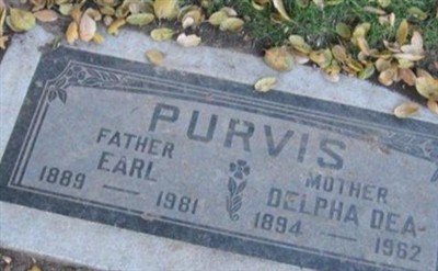 Delpha Dea Purvis on Sysoon