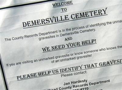 Demersville Cemetery on Sysoon