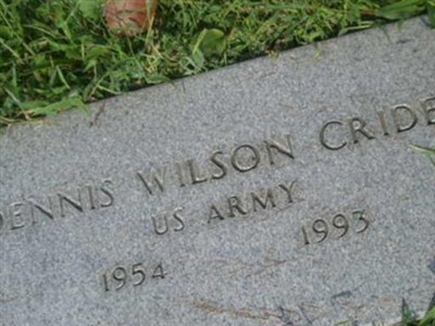 Dennis Wilson Crider on Sysoon