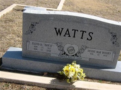 Dessie Mae Dossey Watts on Sysoon