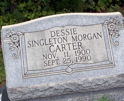Dessie Singleton Morgan Carter on Sysoon