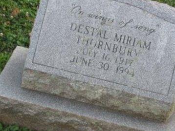 Destal Miriam Thornbury on Sysoon