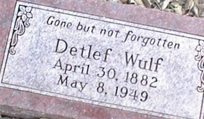 Detlef Wulf on Sysoon