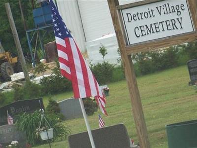 Detroit Village Cemetery on Sysoon