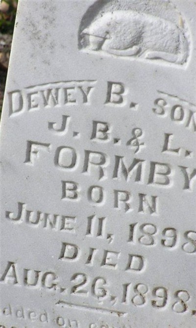 Dewey B. Formby on Sysoon