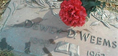 Dewey D. Weems on Sysoon