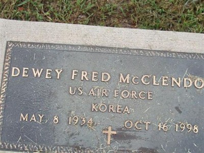 Dewey Fred McClendon on Sysoon