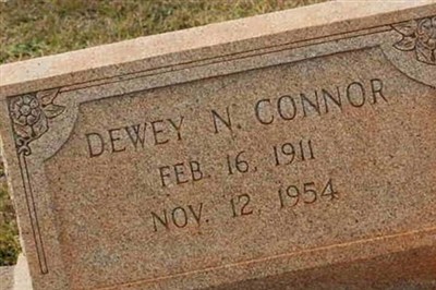 Dewey N Connor, Find a grave on Sysoon Dewey N Connor on Sysoon