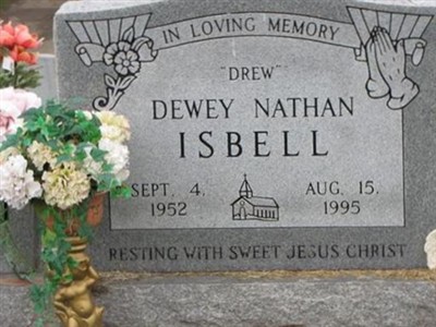 Dewey Nathan "Drew" Isbell on Sysoon