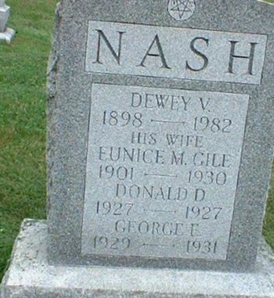 Dewey V Nash on Sysoon