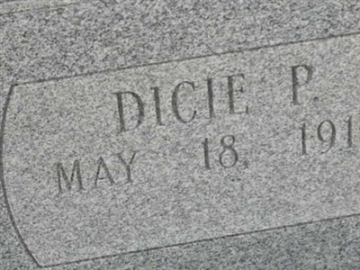 Dicie P. Strother on Sysoon