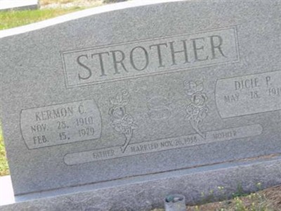 Dicie P. Strother on Sysoon