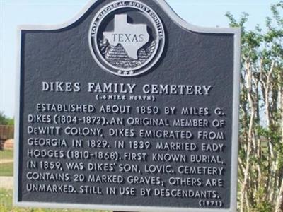 Dikes Cemetery on Sysoon