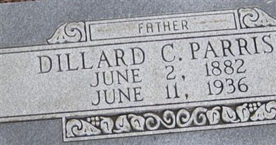 Dillard C Parrish on Sysoon