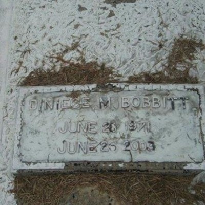 Diniece Marcel Williams Bobbitt on Sysoon