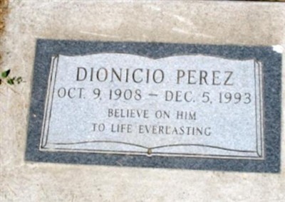 Dionicio Perez on Sysoon