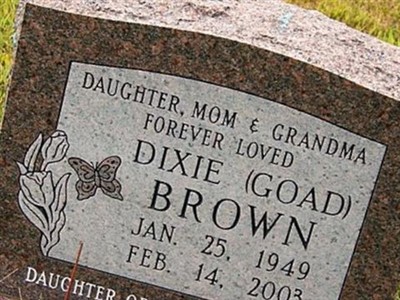 Dixie Goad Brown on Sysoon